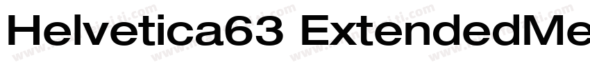 Helvetica63 ExtendedMedium字体转换
